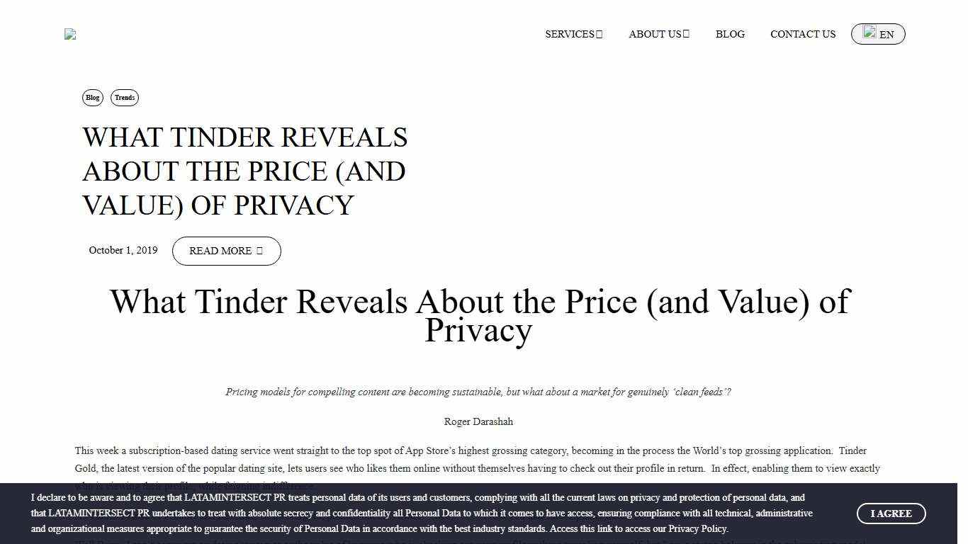 What Tinder Reveals About the Price (and Value) of Privacy -